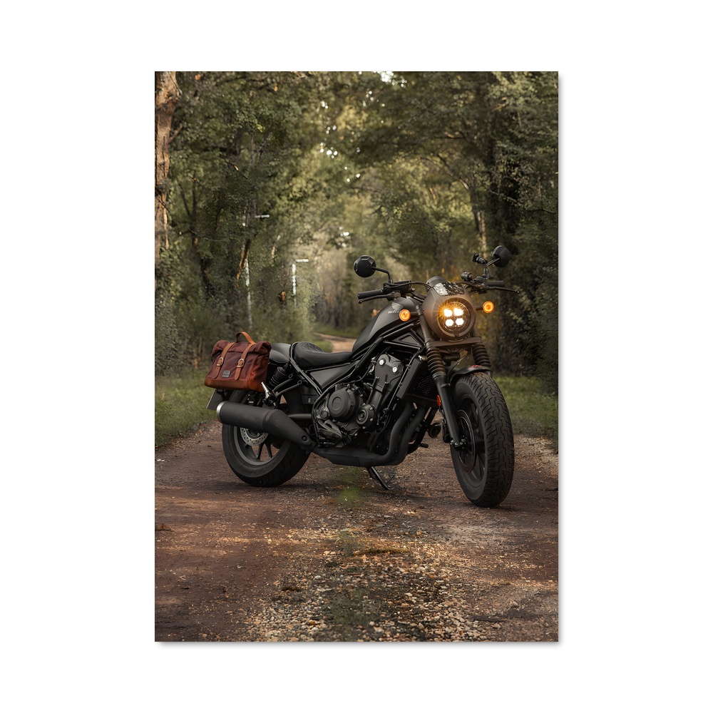 Poster moto Honda sophistiquée – affiche Honda Moto